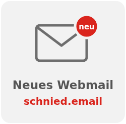 Neues Webmail: schnied.email