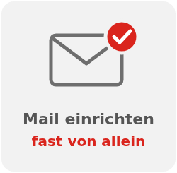 Mailprogramm einrichten: fast von allein